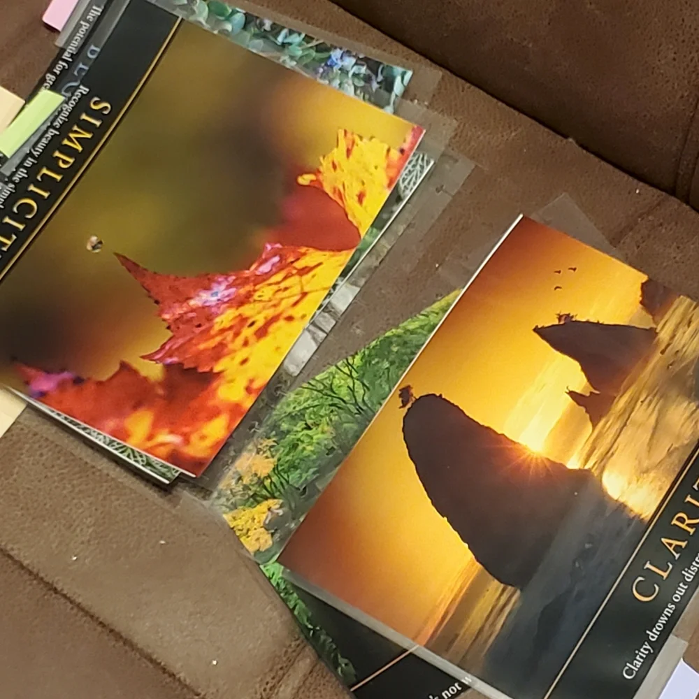 Homemade cover and 4 dashboards/dividers for a classic size disc bound planner